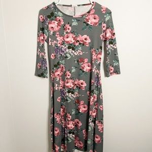 Floral T-Shirt Dress